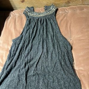 Vanessa Virginia sleeveless high neck top med